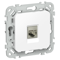 FLITE Розетка компьютерная RJ45 категория 5Е STP РК5е-1-1-ФлБ белый IEK