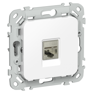 FLITE Розетка компьютерная RJ45 категория 5Е STP РК5е-1-1-ФлБ белый IEK