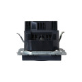 BRITE Розетка 1-местная с заземлением с защитными шторками 16А с USB AA 5В 3,1А РЮш10-2-БрМ маренго IEK