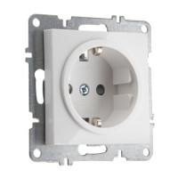 Arvia Electric, LK Механизм, Розетка с заземлением, защитой от детей, Arvia, белый