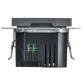 BRITE Розетка USB C 65Вт высокоскоростная зарядка РЮ12-1-БрГ графит IEK