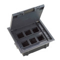 MultiDesk Люк на 12 модулей IP40 для фальшпола с монтажной коробкой, тип MDK10 MDK10112