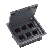 MultiDesk Люк на 12 модулей IP40 для фальшпола с монтажной коробкой, тип MDK10 MDK10112