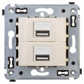 Устройство зарядное USB СП Avanti Ванильная дымка DKC 4405543