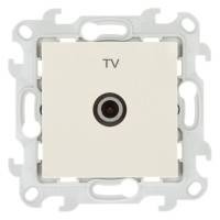 Розетка телевизионная одиночная TV СП Simon 24 IP20 механизм сл. кость Simon 2450477-031