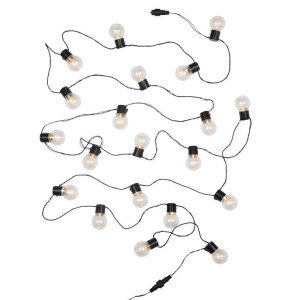 Гирлянда светодиодная Лофт 5м 20LED тепл. бел. 1.2Вт IP20 провод ПВХ черн. Neon-Night 303-066
