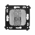 Розетка телевизионная проходная TV СП Avanti Белое облако DKC 4400513