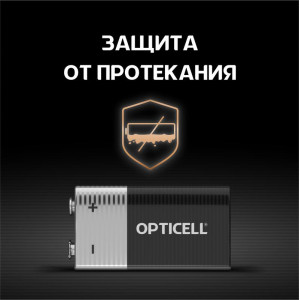 Элемент питания алкалиновый крона 6LR61 9В (блист. 1шт) Basic Opticell 5051003