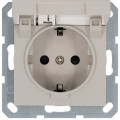 Jasmart Розетка SHUKO© с крышкой и защитными шторками 16A 250V~ 2P+T, цвет Тауп