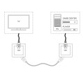 WL06-60-11 Розетка HDMI (серебряный) Werkel