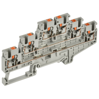 Колодка клеммная CP-ML 3 ур. 2,5мм2 серая IEK