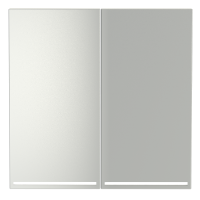 Клавиши для выключателя/переключателя двухклавишного с подсветкой, S70 (сталь)