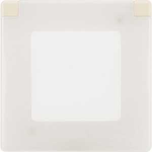 Рамка с защитной крышкой IP44 IK07 Legrand Inspiria для скрытого монтажа 1 механизма Legrand Inspiria, степень пылевлагозащиты IP44, степень ударопрочности IK07, цвет Слоновая кость