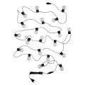 Гирлянда светодиодная Лофт 5м 20LED тепл. бел. 1.2Вт IP20 провод ПВХ черн. Neon-Night 303-066