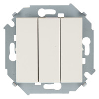 Выключатель 3-кл. СП Simon 15 16А IP20 винтов. зажим механизм сл. кость Simon 1591391-031
