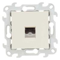 Розетка телефонная СП Simon 24 RJ11 IP20 механизм сл. кость Simon 2410480-031