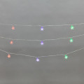 Гирлянда светодиодная Снежинки большие 5м 20LED мульти (RG/RB) IP20 230В мигание провод прозр. Neon-Night 304-024