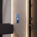 Терморегулятор электронный VOLTUM S70 с индикацией и датчиком, для теплого пола, деним
