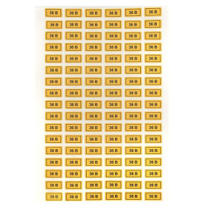 Наклейка 36В 10х15мм EKF an-2-04
