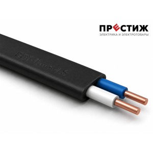 Кабель силовой ВВГ-ПнгА-LS 2х1,5 плоский ГОСТ Конкорд