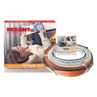 Комплект Теплый пол (греющий кабель) двужил. RND -50-750 (в стяжку) (750Вт/50м/ S обогрева кв.м: 4.7-6.3) Rexant 51-0516-3