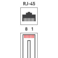 Джек компьютерный RJ45 (8P8C) кат.5E (уп.100шт) Rexant 05-1021