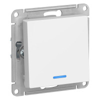 ATLASDESIGN 1-клавишный ВЫКЛЮЧАТЕЛЬ с подсветкой, сх.1а, 10АХ, механизм, ЛОТОС ATN001313