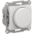 GLOSSA СВЕТОРЕГУЛЯТОР (диммер) поворотно-нажимной, LED, RC, 400Вт, механизм, БЕЛЫЙ GSL000123