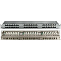 Патч-панель 19дюйм 1U кат.5E полн. экранир. 48 портов RJ45 Dual IDC PPHD-19-48-8P8C-C5E-SH-110D высок. плотности Hyperline 420641