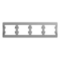 GLOSSA 4-постовая РАМКА, горизонтальная, АЛЮМИНИЙ GSL000304