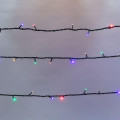 Гирлянда светодиодная Твинкл Лайт 10м 100LED мультиколор 10Вт 220-240В IP65 с контроллером 8 режимов провод ПВХ черн. Neon-Night 303-139