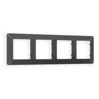 AF110804 Рамка ALFA Line Графит Мягкое касание 4-ая AMBRELLA VOLT