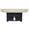 FORTE&PIANO Выключатель жалюзи 10А FP411 ваниль IEK
