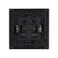 FORTE&PIANO Розетка 1-местная без заземления без защитных шторок винтовое крепление 10А FP318 серый IEK