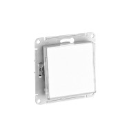 ATLASDESIGN ART 1-клавишный ВЫКЛЮЧАТЕЛЬ, сх.1, 10АХ, мех., быстрозажим. клем., БЕЛЫЙ ATN200111S