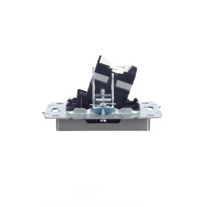 BRITE Розетка компьютерная RJ45 кат.5E РК10-БрС сталь IEK