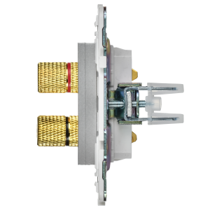 SKANDY Аудиорозетка 4-местная SK-A01S серебряный IEK