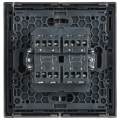 FORTE&PIANO Выключатель 2-клавишный перекрестный 10А FP509 сталь IEK