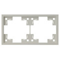 Двухместная рамка RIKETT Standart, лен 35820 LN