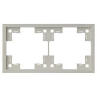 Двухместная рамка, лен (35820 LN)