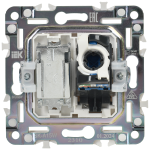 SKANDY Розетка двойная TV+RJ45 кат.6 SK-A15W арктический белый IEK
