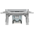 FLITE Розетка TV экранированная оконечная тип M РТВм-1-1-1-ФлА алюминий IEK