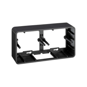 Simon Connect Графит Коробка для наружного монтажа на 2 модуля K45
