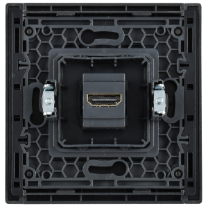 FORTE&PIANO Розетка HDMI FP540 сталь IEK
