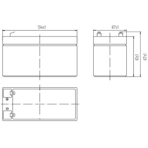 Аккумуляторные батареи MNB Battery MM 12032