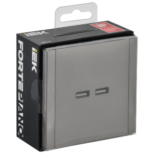 FORTE&PIANO Розетка USB A+A 3,1А FP549 сталь IEK