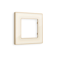 AF580341 Рамка ALFA Arctic Бежевый Стекло органическоеШампань 1-ая AMBRELLA VOLT