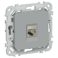 FLITE Розетка компьютерная RJ45 категория 5Е STP РК5е-1-1-ФлС серый IEK