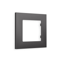 AF250651 Рамка ALFA Qubi Антрацит серый 1-ая AMBRELLA VOLT