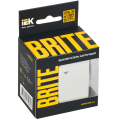 BRITE Выключатель карточный 30А ВС10-1-8-БрБ белый IEK